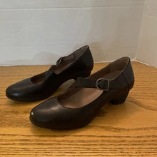 DANSKO Fawna Black Leather Mary Jane Shoes Womens Size 40/9.5-10 US