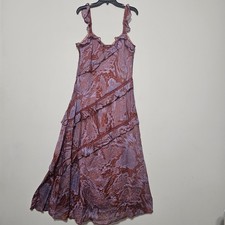 Steve Madden Women's Dress Size 12 Fits Large Pink Sleeveless Asymmetrical Hem  