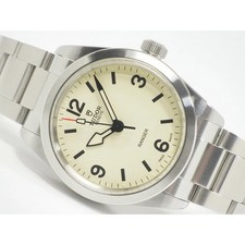 TUDOR WATCH RANGER 79930 CHRONOMETER AUTOMATIC DUNE WHITE DIAL STAINLESS STEEL 2