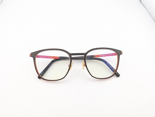 Morel France Eyeglasses Frames Only, 10179O, 51-21-145, Gray/Orange