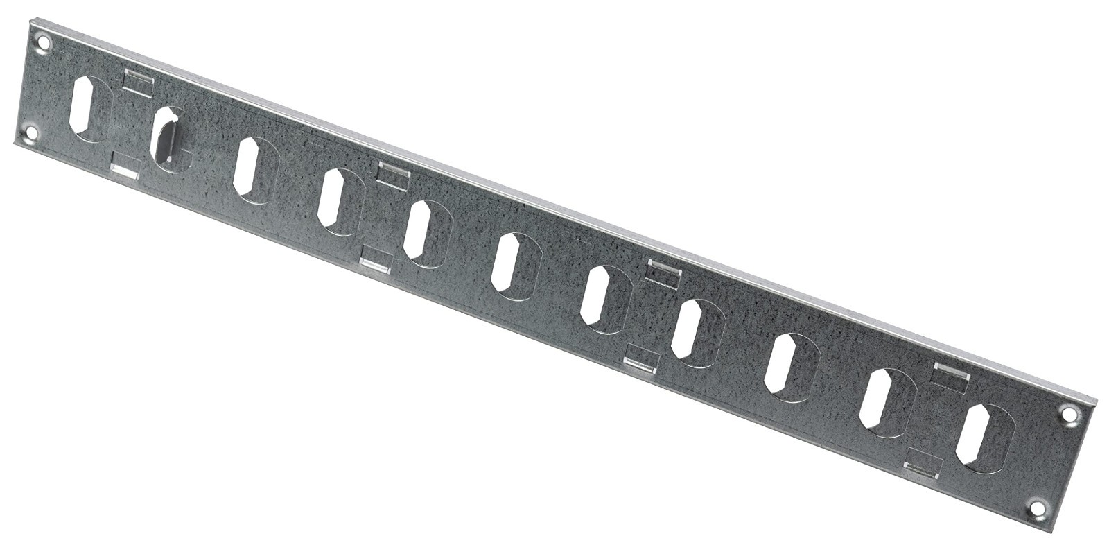 400x50mm Galvanised Sliding Ventilation Grille Durable Steel, Adjustable Airflow