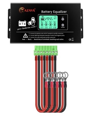 MAZAVA HX02 LCD Display Battery Equalizer Connect Voltage Balancer