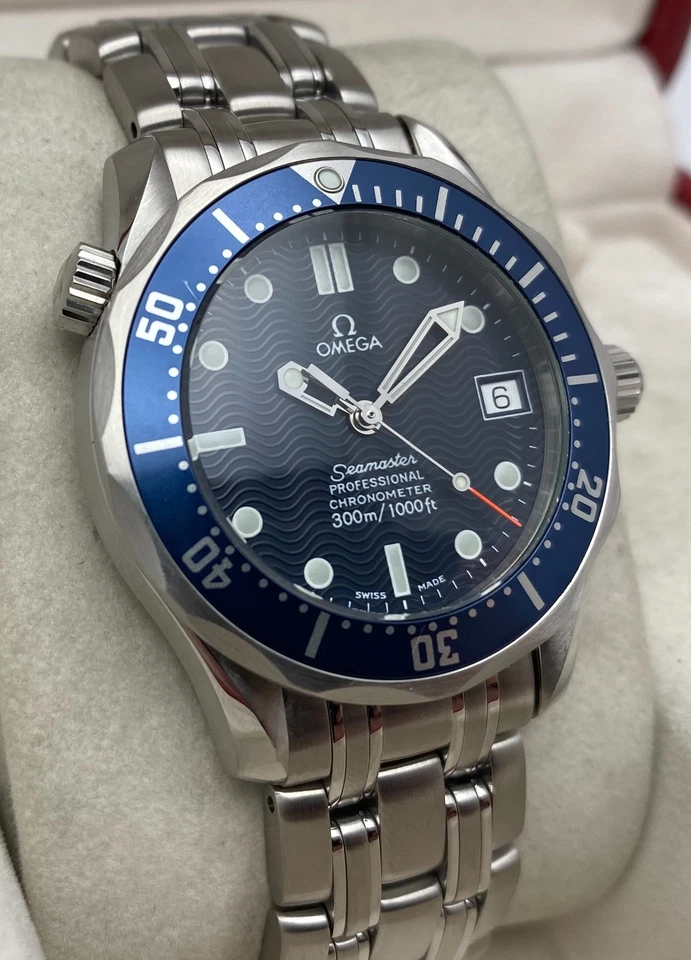 Omega Seamaster Automatic Watch Midsize Blue 36mm 2551.80.00 - Image 3 of 4