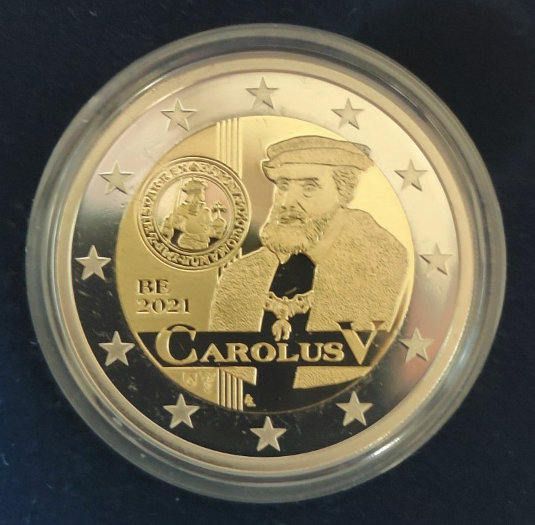 2 euro Belgique 2021 - Charles Quint - BE PROOF