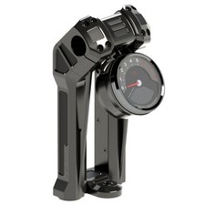 Rick&acute;s Clubstyle Pullback Riser S 8,5" runder Tacho unten f&uuml;r Harley FXLR 20-25