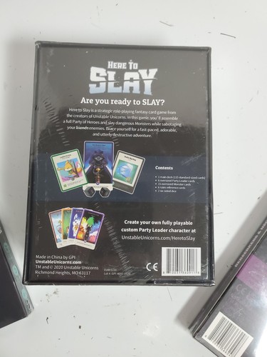 NOWOŚĆ Here to Slay BASE + Warriors & Druids & Berserkers & Necro Expansion ZAPIECZĘTOWANY - Zdjęcie 6 z 9