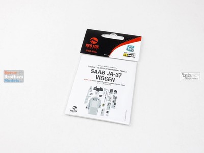 RFSQS48091 1:48 Red Fox Studio Quick Set Acrylic Instrument Panel - JA-37