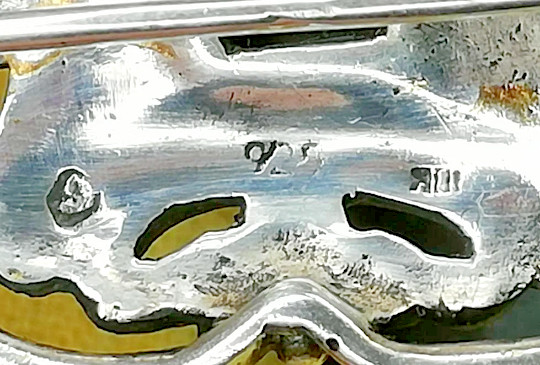 (2325ER) - Solid Gold 10K and Solid Silver 925 On… - image 8