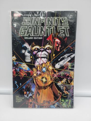 Infinity Gauntlet: Deluxe Edition Trade Paperback Thanos Comic Book Marvel 2018 - Picture 1 of 3