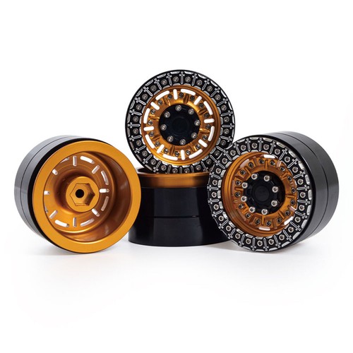 2.2" Beadlock Wheel Rim Five-Spoke Wheel Rims For 1/10 RC Rock Crawler Car - Picture 2 of 13