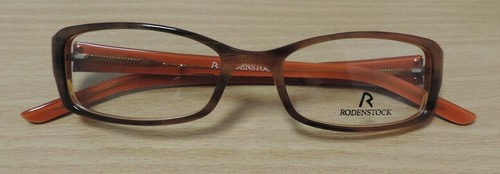 Rodenstock 5215 B Full Rim Acetate Eyeglasses Frames Orange/Brown SK111 SS 24 - Picture 11 of 12