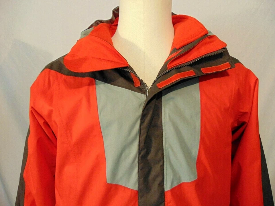 The North Face Storm Jacket Youth XL Fixed Hood Removable Fleece Lining Red - Image 3 of 4