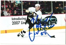 Josef Melichar Autographed 4x6 Color Photo Pittsburgh Penguins #2 A