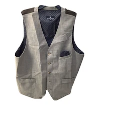 $ 125 HART SCHAFFNER MARX MEN’S Tan Brown Suit VEST [L]