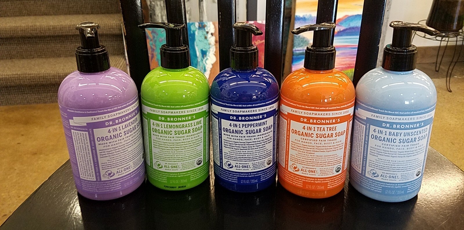 Dr. Bronner's 4in1 Organic Sugar Soap, 12 fl. oz. YOU CHOOSE SCENT eBay