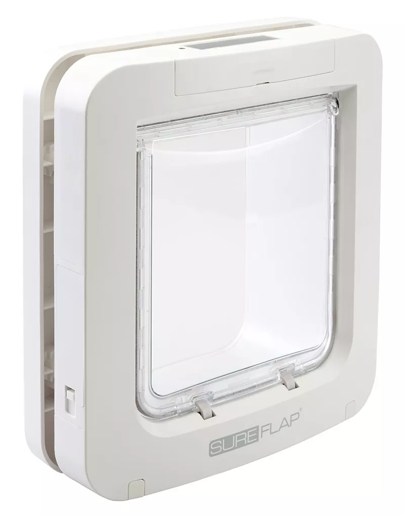 Sureflap microchip pet door for large cats clearance and small dogs white