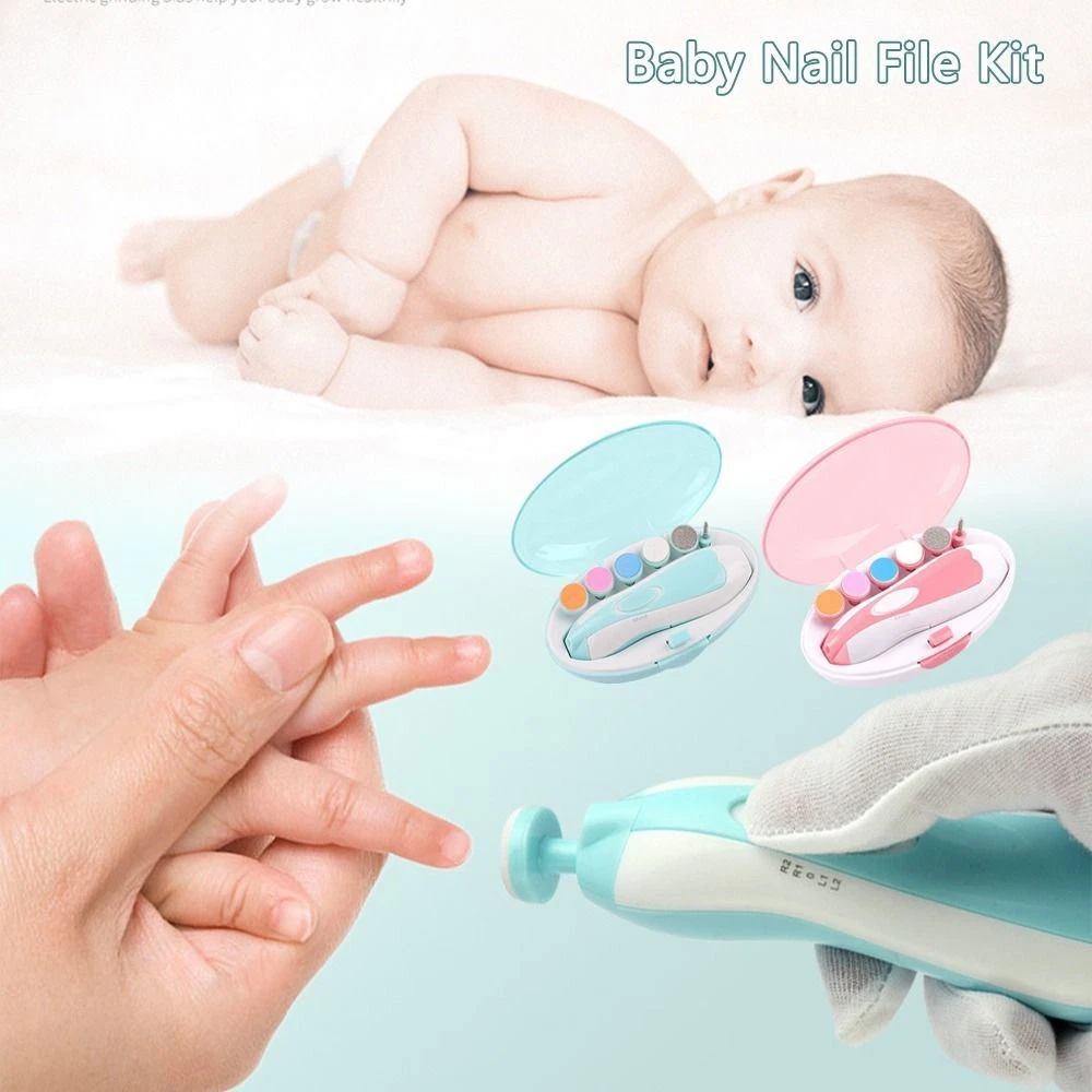 Toddler Toes Trim Nails Baby Nail File Kit Polish Care Electric Nail Trimmer