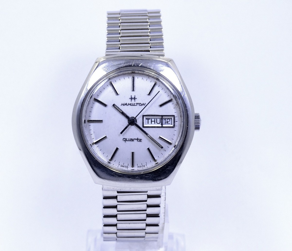 Gents Vintage 1970's HAMILTON 709006-3 DAY/DATE Swiss Quartz