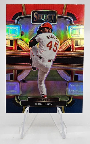 BOB GIBSON 2024 PANINI SELECT RED/BLUE #61 CARDINALS (FREE SHIP OVER $10)
