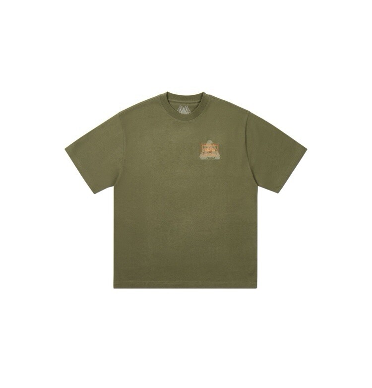 Palace Skateboards x Porter Olive Logo T-Shirt XXL Autumn 2024 image 2