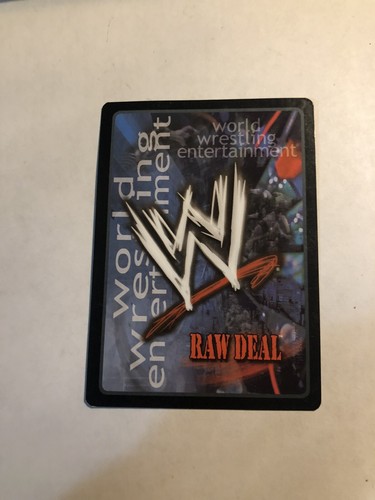 WWE Raw Deal YOU'RE FIRED FOIL CARD UNIQUE - Picture 3 of 3