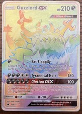 Pokemon TCG Guzzlord GX 116/111 Rainbow Rare Crimson Invasion LP on eBay