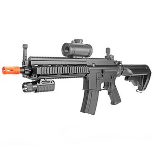 BBTac Airsoft Gun Electric Rifle Full Auto AEG 416 Polymer Gear Box Used