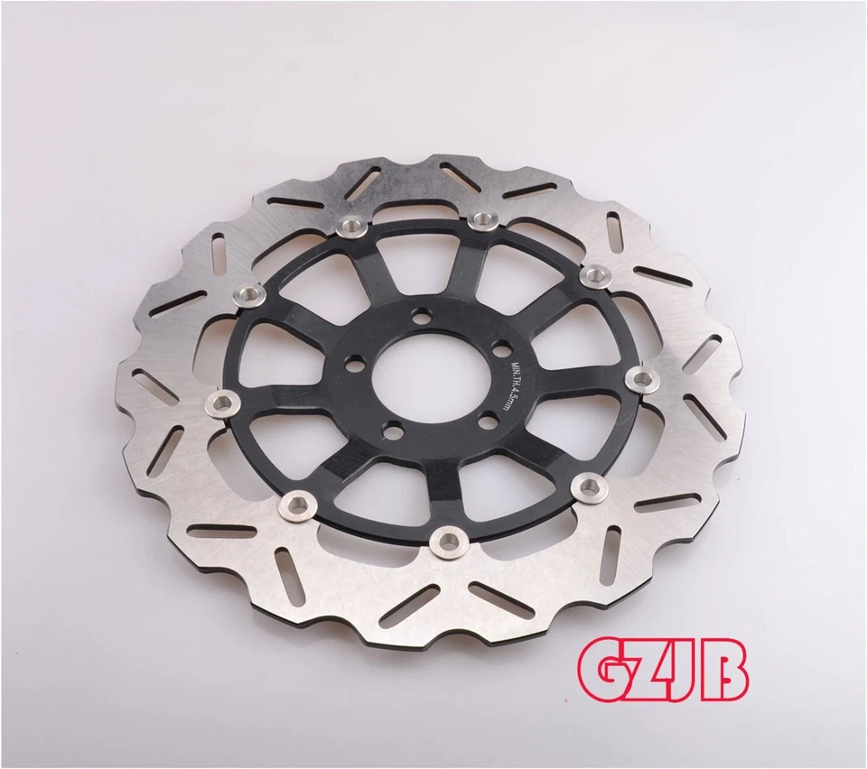 Rotor de disco de freno delantero para KAWASAKI ZZR1100 ZZR1200 ZX12R ZX7R ZX9R VN1500 Foto 3 de 4