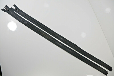 4 Each - 31 inch / 1 Way - Black Separating #5 Vislon YKK Zippers - New