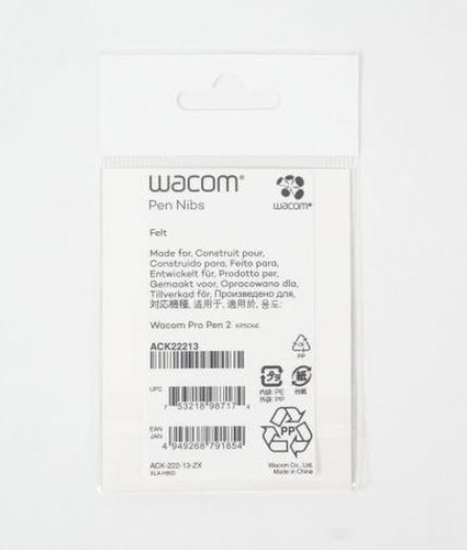 WACOM Filzstiftspitzen 10 Stück ACK22213 | Raue papierähnliche Textur | Kompa... - Afbeelding 3 van 3