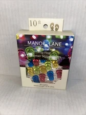 Flip Flops LED String Lights Beach Summer Deck Patio Dorm Apt. Battery 6hr Timer