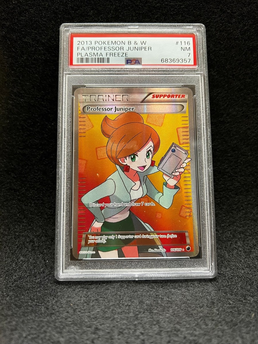 Pokemon PROFESSOR JUNIPER 116/116 (Full Art Trainer) Plasma Freeze