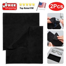 2 x Microfiber Cleaning Cloth Camera Lens Glasses Spectacle Eyewear LOT
