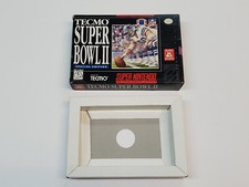 Tecmo Super Bowl II Super Nintendo Box Only No Game,No Manual