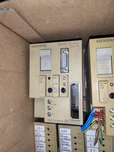 Plc Siemens Simatic S5 -100U /  S5 95U + Schede - Foto 3 di 17