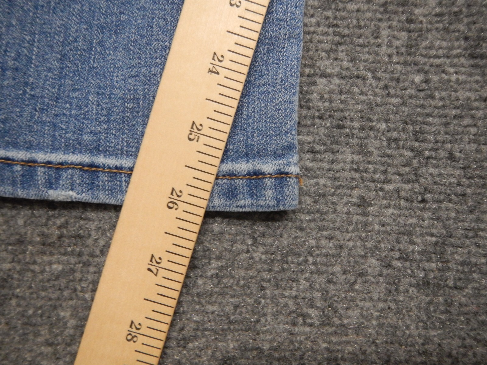 Sonoma Jeans Womens Size 18 Boyfriend Blue Denim Pants Stretch Embroidered