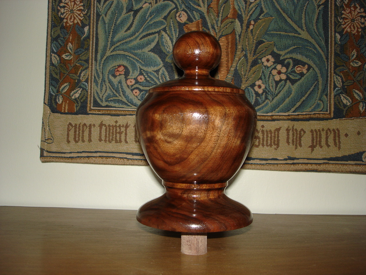 WOOD FINIAL UNFINISHED FOR NEWEL POST FINIAL OR CAP Finial 7 eBay
