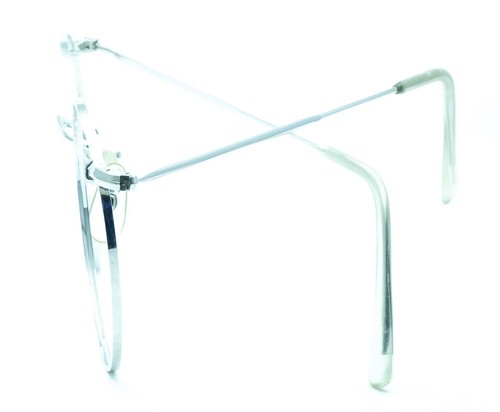 ALGHA (SAVILE ROW) 12KT GF Rhodium Beaufort Panto 50x20mm RX optische Brille Neu - Bild 11 von 13