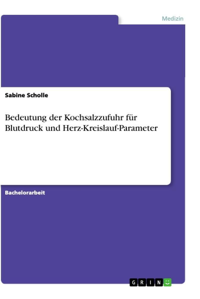 Thumbnail - Bedeutung Der Kochsalzzufuhr Für Blutdruck Und