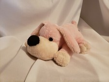 Fao Schwarz Pink Toy Plush Dog Penelope The Pup 9" EUC LN