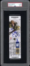 Drew Brees SIGNED Full Ticket 11/1/2015 7 TDs Gem Mint 10 PSA Authentic Auto