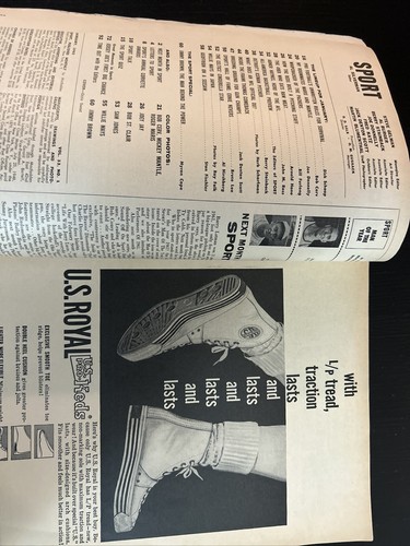 JIMMY BROWN Cleveland Browns HOF Sport Magazine January 1962 READ! - Picture 6 of 15