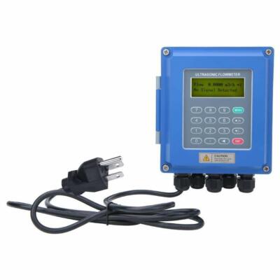TUF-2000B Ultrasonic Liquid Flow Meter Flowmeter Wall Mounted Type DN15 to 100mm