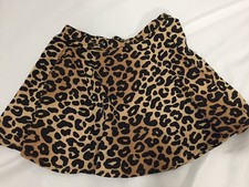 NEW Gymboree Right Meow Black Brown Leopard Cheetah Twirl Skirt 6