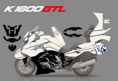 BMW K1600GT / K1600GTL Option 719 Simple Line Design GRAPHIC DECAL