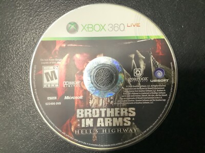 Brothers In Arms Hell's Highway Microsoft Xbox 360 Disc Only