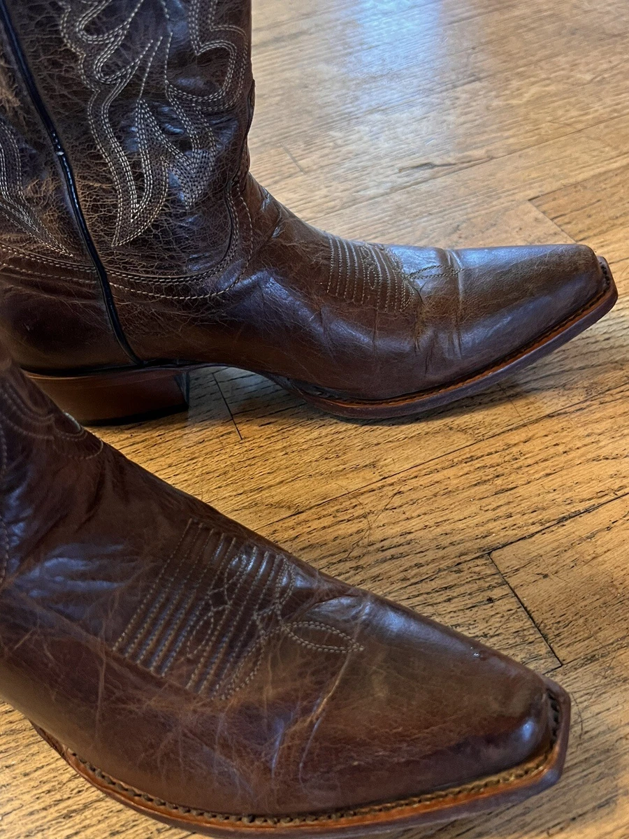 Used womens cowboy top boots size 9