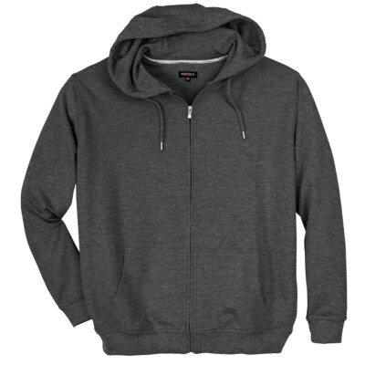Redfield   Sweatjacke anthrazit Übergrößen 2XL 3XL 4XL 5XL 6XL 7XL 8XL 10XL NEU