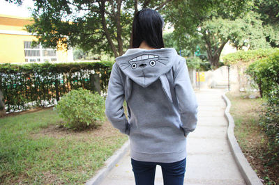 haya Miyazaki My Neighbor Totoro Hooded Sweater Anime Thick Casual