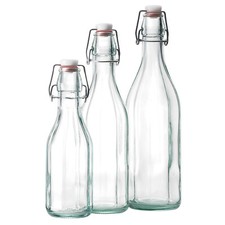 Eddingtons Roma Mediterranean Style Glass Bottle w/ Swing Top Lid - Water/Juice